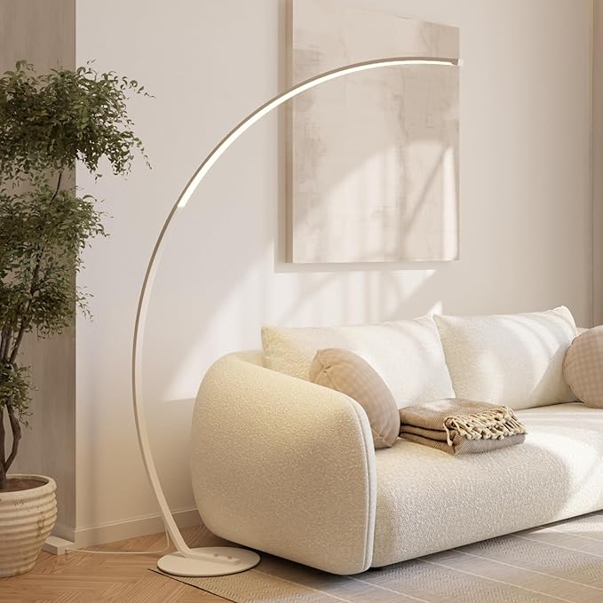 Smart Bogenlampe 'Mavea' – dimmbar, LED, Alexa & Google Home