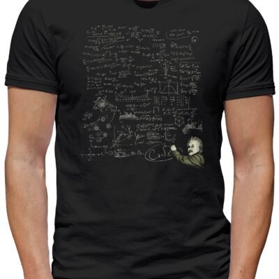 Einstein E=mc² T-Shirt (Bio-Baumwolle, Druck in Deutschland)