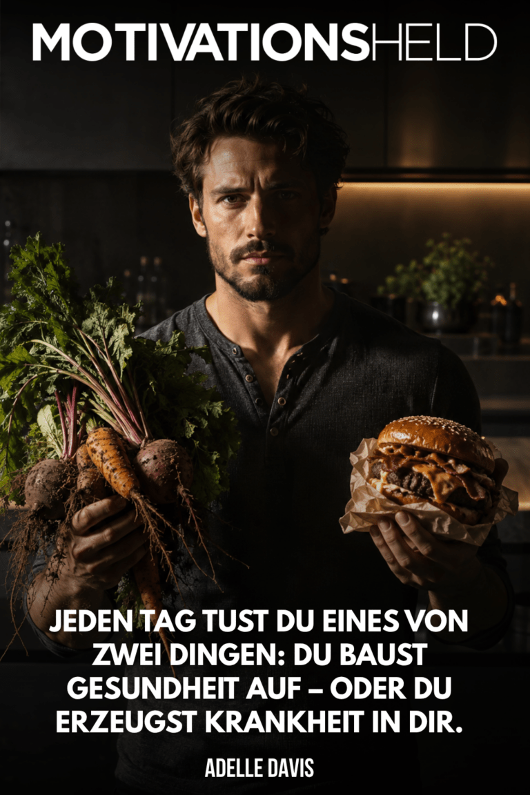 Adelle Davis Zitat über die tägliche Entscheidung für Gesundheit