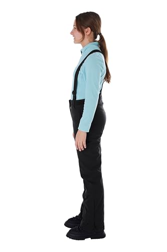 Killtec Skihose Mädchen mit Latz, Schneefang und Kantenschutz