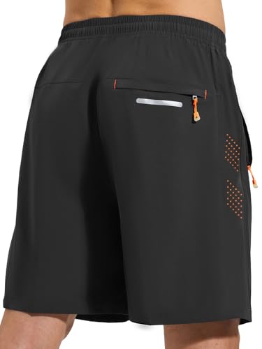 Herren Sporthose kurz mit Reissverschlusstasche