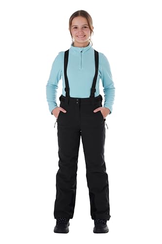 Killtec Skihose Mädchen mit Latz, Schneefang und Kantenschutz