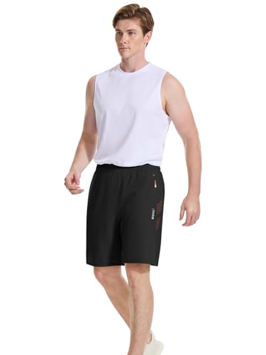 Herren Sporthose kurz mit Reissverschlusstasche