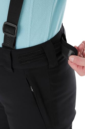 Killtec Skihose Mädchen mit Latz, Schneefang und Kantenschutz