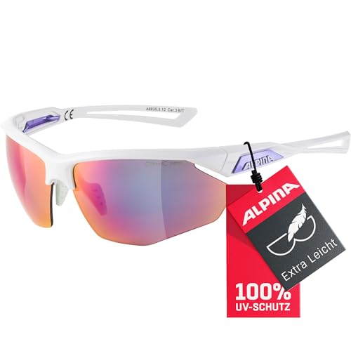 ALPINA NYLOS HR Sportbrille verspiegelt mit UV-Schutz