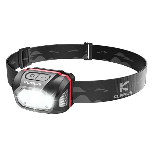 KLARUS HM1 Stirnlampe 440 Lumen USB-C wiederaufladbar IPX6