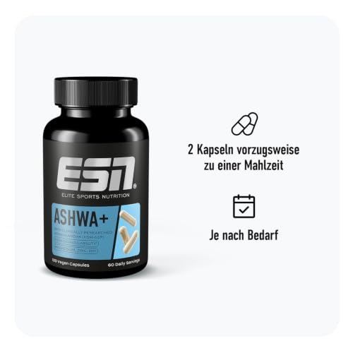 ESN Ashwa+ Ashwagandha Kapseln mit Magnesium und Vitamin B6