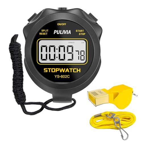 PULIVIA Digitale Stoppuhr für Training und Schwimmen