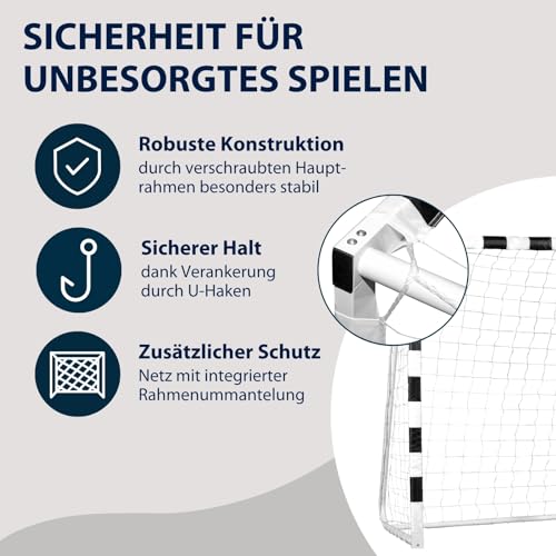 HUDORA Fußballtor Stadion für Kinder und Erwachsene