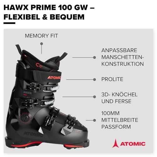 ATOMIC HAWX Prime 100 GW Skischuh Black/Red