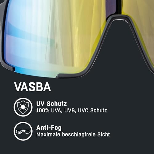 ALPINA VASBA Sportbrille fuer Fahrrad und Laufen
