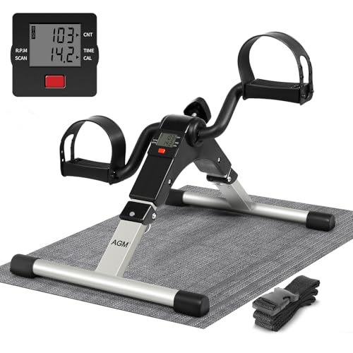 AGM Mini-Heimtrainer für Arme und Beine mit LCD-Monitor