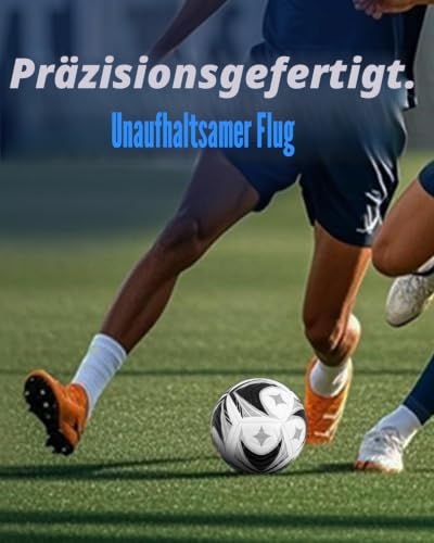 Senston Fussball mit Pumpe Größe 4/5 für Training