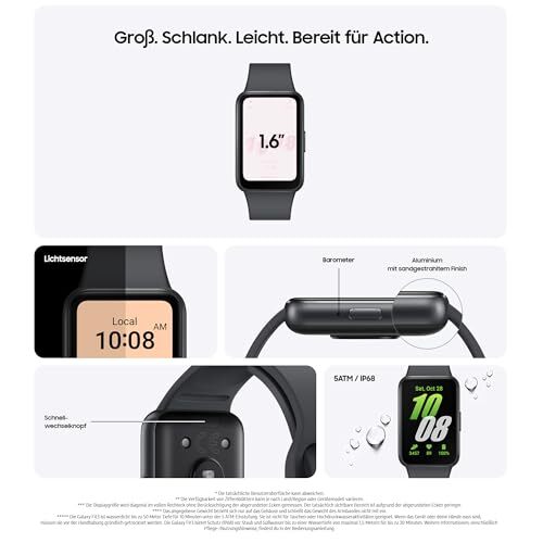 Samsung Galaxy Fit3 Smartwatch Fitness Tracker Gray