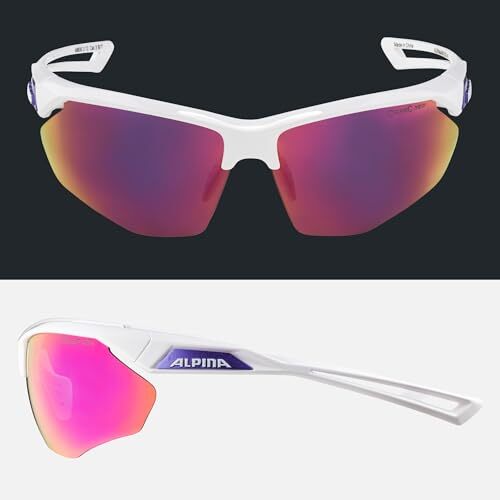 ALPINA NYLOS HR Sportbrille verspiegelt mit UV-Schutz