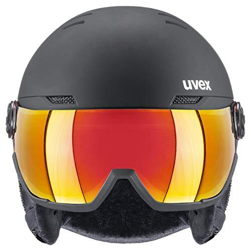 uvex Wanted Visor Skihelm mit Visier Navy matt