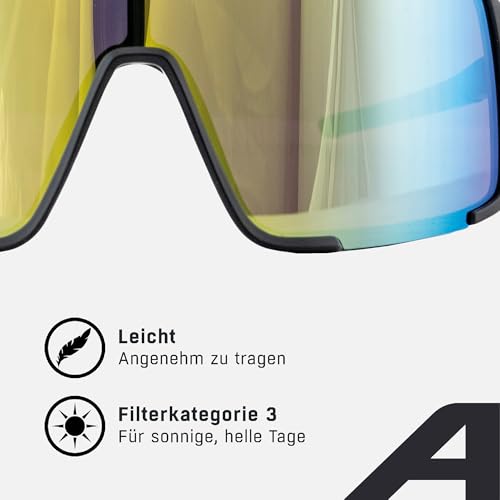 ALPINA VASBA Sportbrille fuer Fahrrad und Laufen