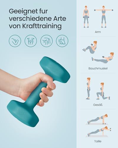 SONGMICS Hantel-Set 3 Paar Neopren 1-3kg oder 9kg/12kg