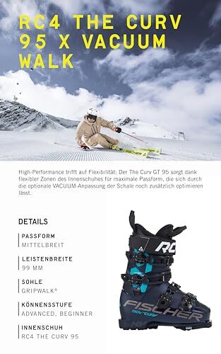 Fischer RC4 THE CURV 95 X Vacuum Walk Skischuh Damen