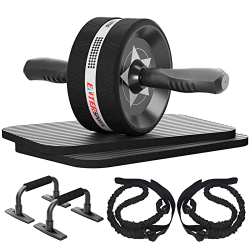 EnterSports Bauchroller mit zwei Kniematten