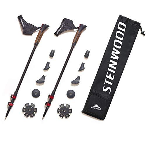 Steinwood Carbon Nordic Walking Stöcke verstellbar