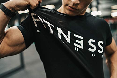 Sport T-Shirt Herren Slim-Fit aus Baumwolle