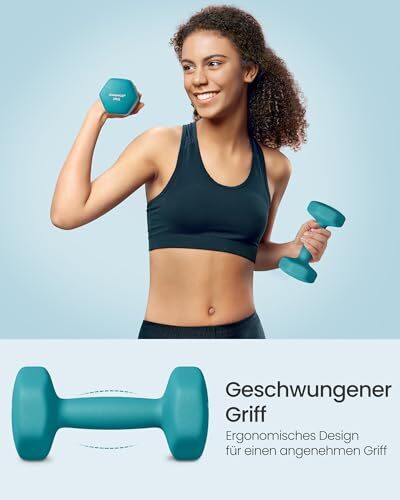 SONGMICS Hantel-Set 3 Paar Neopren 1-3kg oder 9kg/12kg