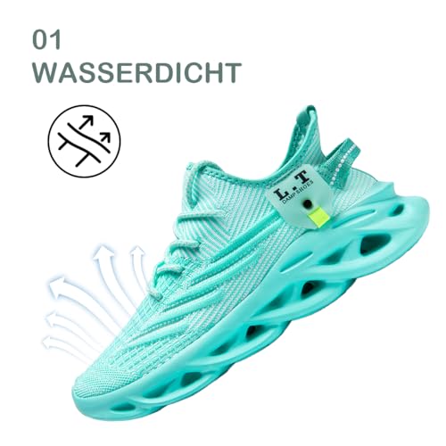 ZDFQLGV Herren Laufschuhe leicht atmungsaktiv rutschfest