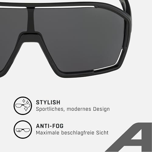 Alpina Bonfire Sportbrille Midnight-Grey Matt