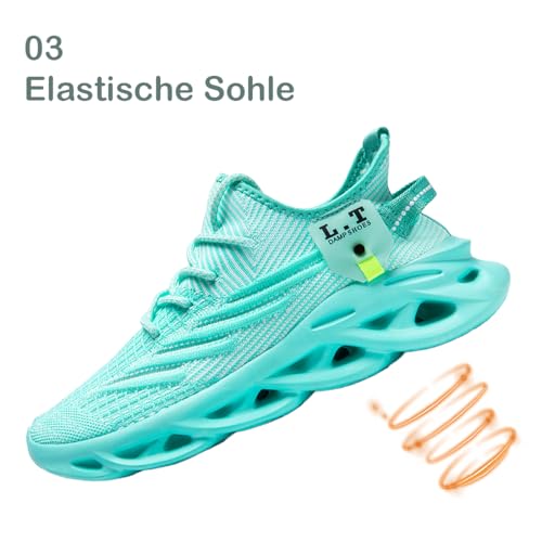 ZDFQLGV Herren Laufschuhe leicht atmungsaktiv rutschfest