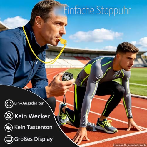 PULIVIA Digitale Stoppuhr für Training und Schwimmen