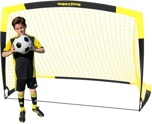 Happy Jump Pop-Up Fußballtor faltbar für Kinder & Erwachsene