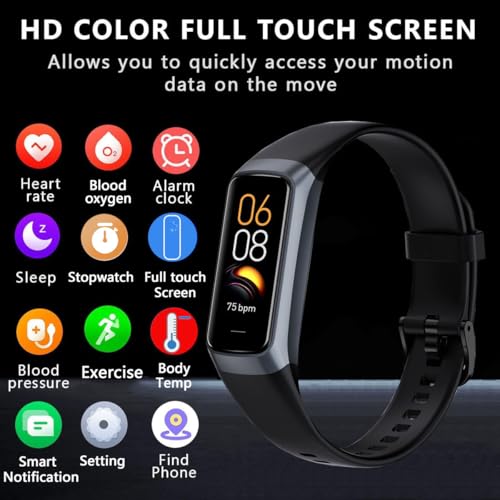MORELOCO Fitness Tracker mit AMOLED Display und Schlaftracking