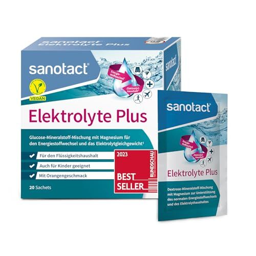 sanotact Elektrolyte Plus Pulver 20 Beutel Orangengeschmack
