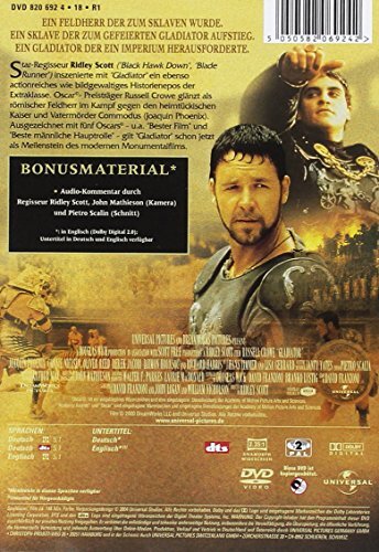 Gladiator - Ridley Scotts Meisterwerk mit Russell Crowe