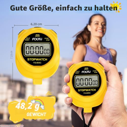 Stoppuhr mit großem Display und Countdown-Funktion