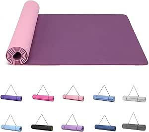 Good Nite Yogamatte 183x61cm - rutschfest, 6mm dick, mit Tragegurt