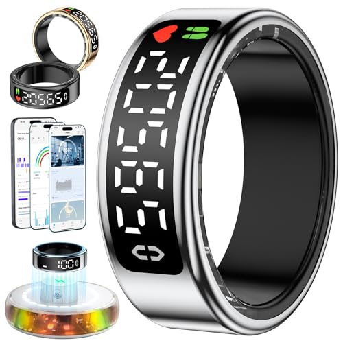 Smart Ring mit LED-Anzeige und Fitness-Tracking