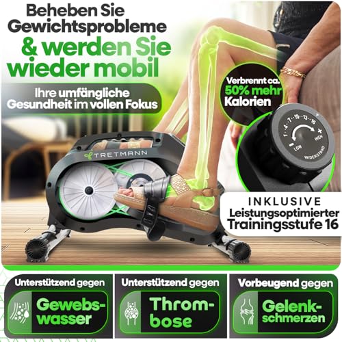 Tretmann Pedaltrainer Pro mit Anti-Rutsch-Matte DEKRA geprüft