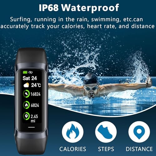 MORELOCO Fitness Tracker mit AMOLED Display und Schlaftracking