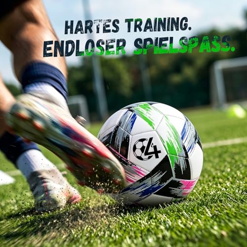Vastoy Kinderfußball Größe 3 & 4 mit Pumpe und Netz