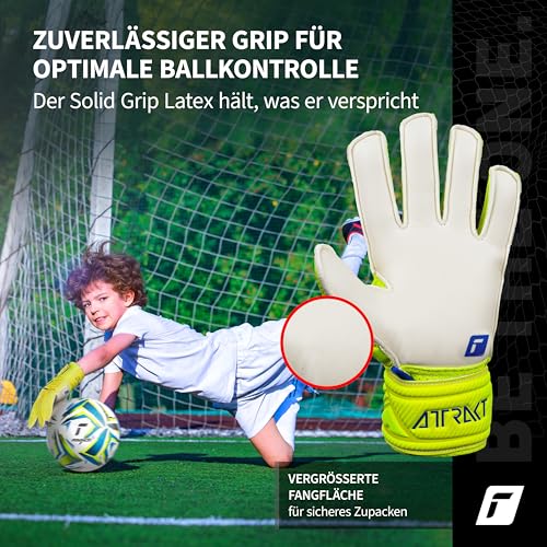 Reusch Attrakt Solid Junior Torwarthandschuhe für Kinder