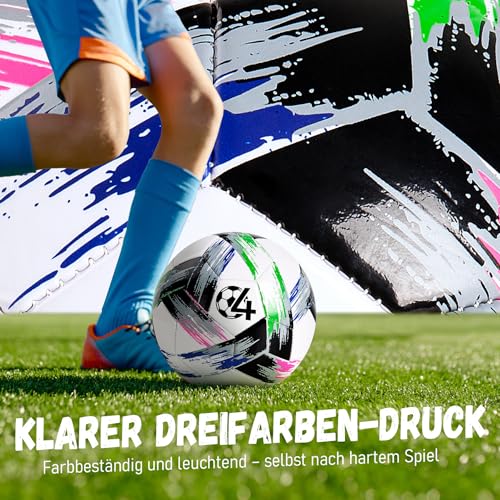 Vastoy Kinderfußball Größe 3 & 4 mit Pumpe und Netz