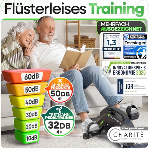 Tretmann Pedaltrainer Pro mit Anti-Rutsch-Matte DEKRA geprüft