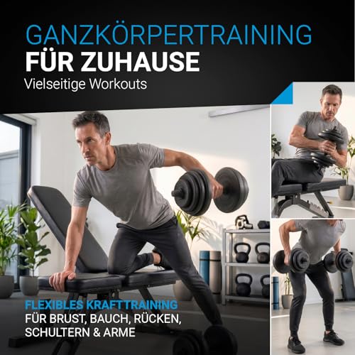 ArtSport Hantelset 20-40 kg mit 2 Kurzhanteln und Gewichten