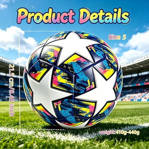 Fußball Größe 5 für Training und Freizeit