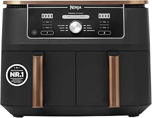 Ninja Foodi MAX Dual Zone Heißluftfritteuse 9,5L – 2 Zonen