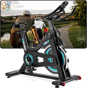 Wenoker Heimtrainer mit LCD-Monitor und Tablet-Halter bis 140kg