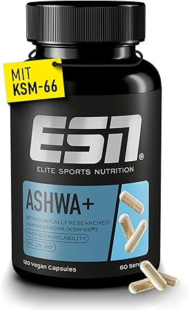 ESN Ashwa+ Ashwagandha Kapseln mit Magnesium und Vitamin B6