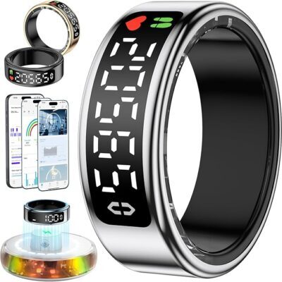 Smart Ring mit LED-Anzeige und Fitness-Tracking